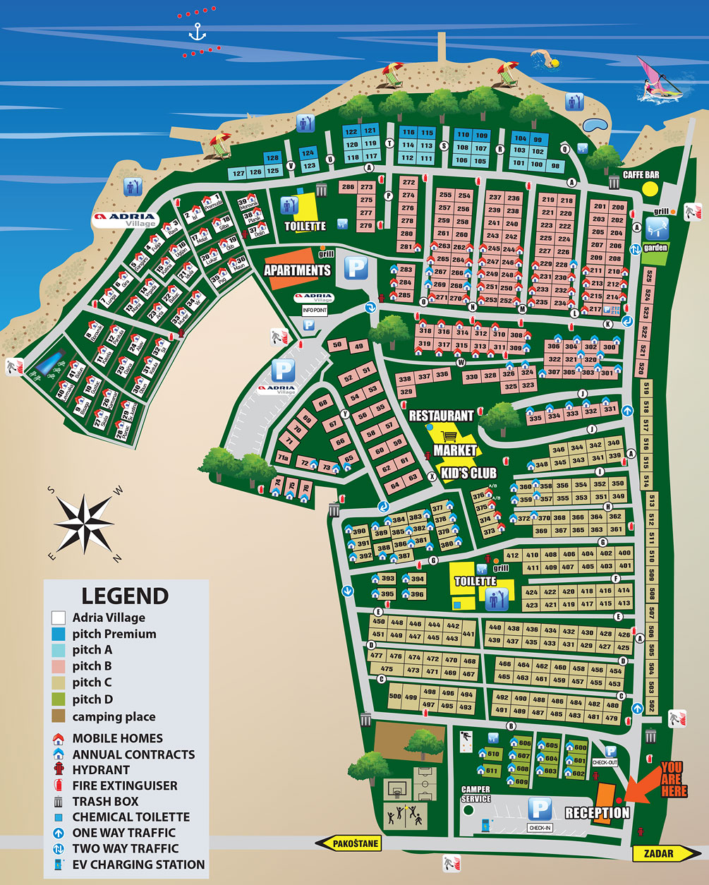 Campingplattegrond 