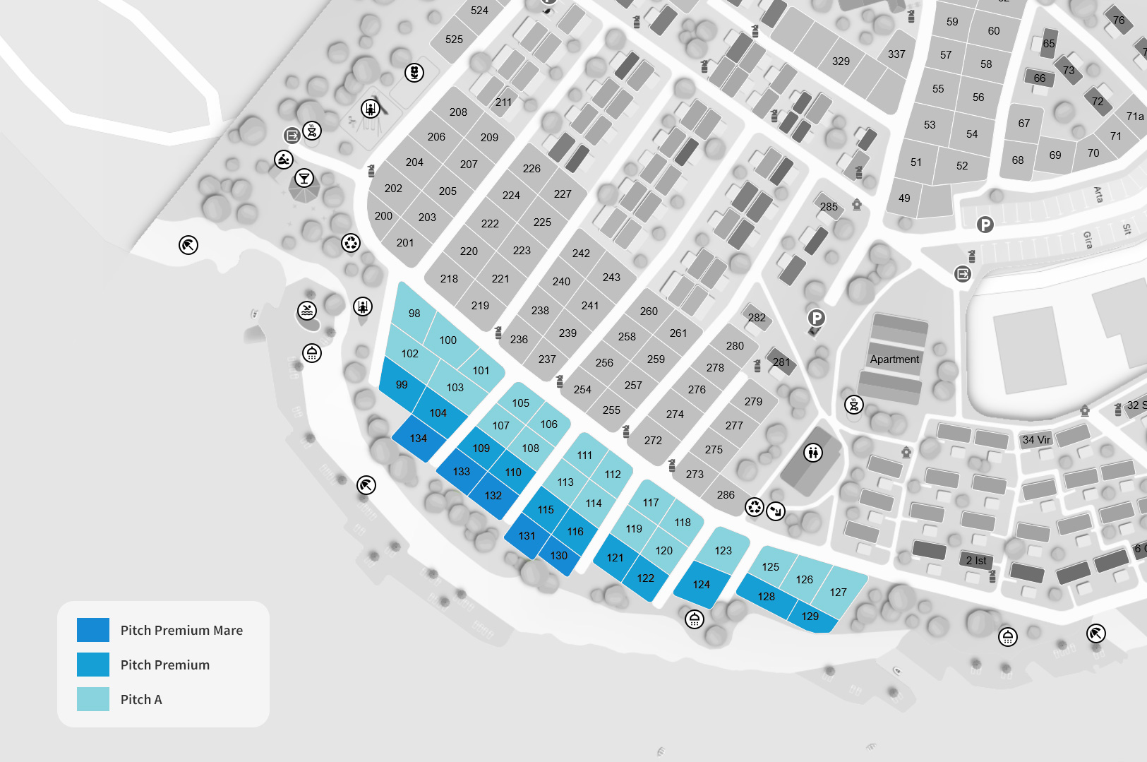 Pitch A, PREMIUM & PREMIUM MARE